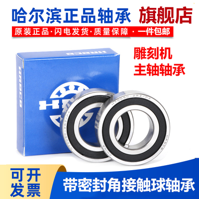 哈尔滨角接触带密封轴承H 7207 7208 7209 7210 7211C-2RZ/P4DBB