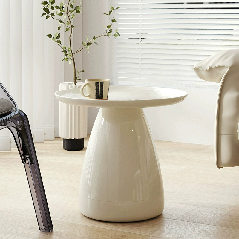 北欧客厅家用小圆桌移动沙发边几