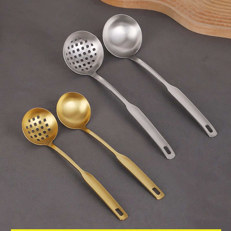 不锈钢火锅勺漏勺商用公汤勺