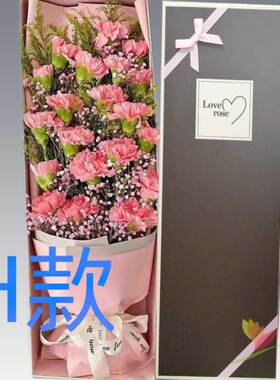 生日纪念康乃馨湖南郴州花店送花安仁县资兴市北湖区同城鲜花快递