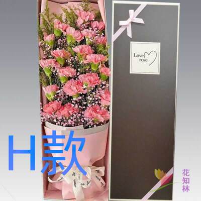 生日康乃馨黑龙江大庆花店送花杜尔伯特县萨尔图区龙凤区鲜花快递