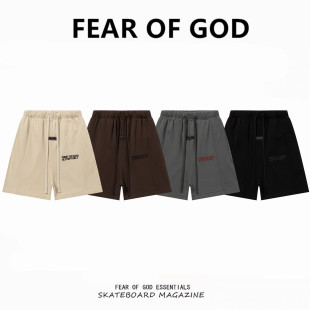 五分短裤 FEAR FOG复线ESSENTIALS硅胶高街运动休闲夏季 GOD 男