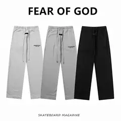Fear of God Fog Essentials Season 8 High Street Loose Casual Wide-Leg Straight Pants