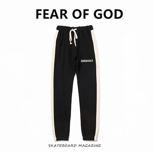 高街休闲运动卫裤 FEAR FOG复线ESSENTIALS加州束脚长裤 GOD 潮