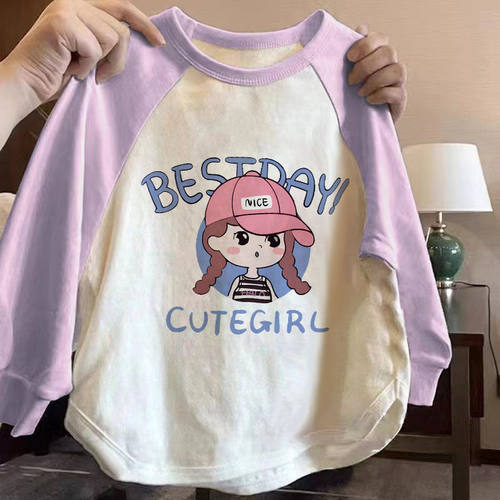 100%纯棉儿童秋季新款女