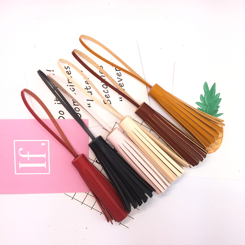 头层牛皮挂件手工植鞣革