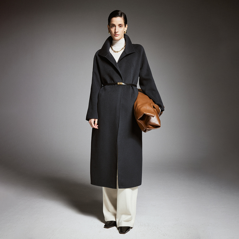 帕罗中长款纯羊毛美拉德风大衣