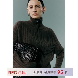 帕罗商场同款 软糯高领羊毛毛衣2AW1C5017Y 设计感慵懒风秋冬新款