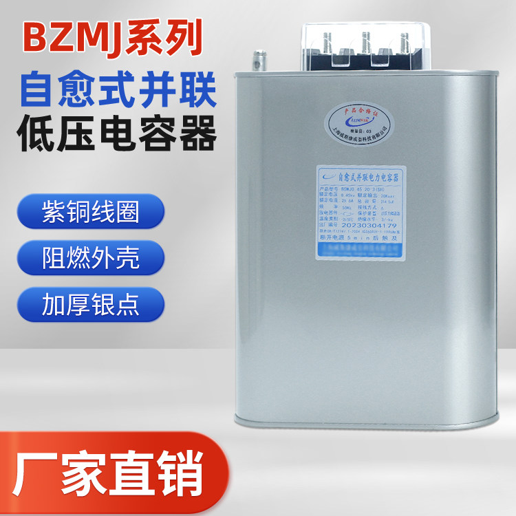 上海威斯康共补三相450V电容器图片