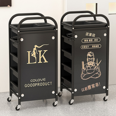 美发小推车发廊专用理发店工具柜子烫染工具车美甲车多功能收纳车