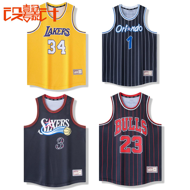 篮球服猛龙队麦迪1复古国王55篮球服