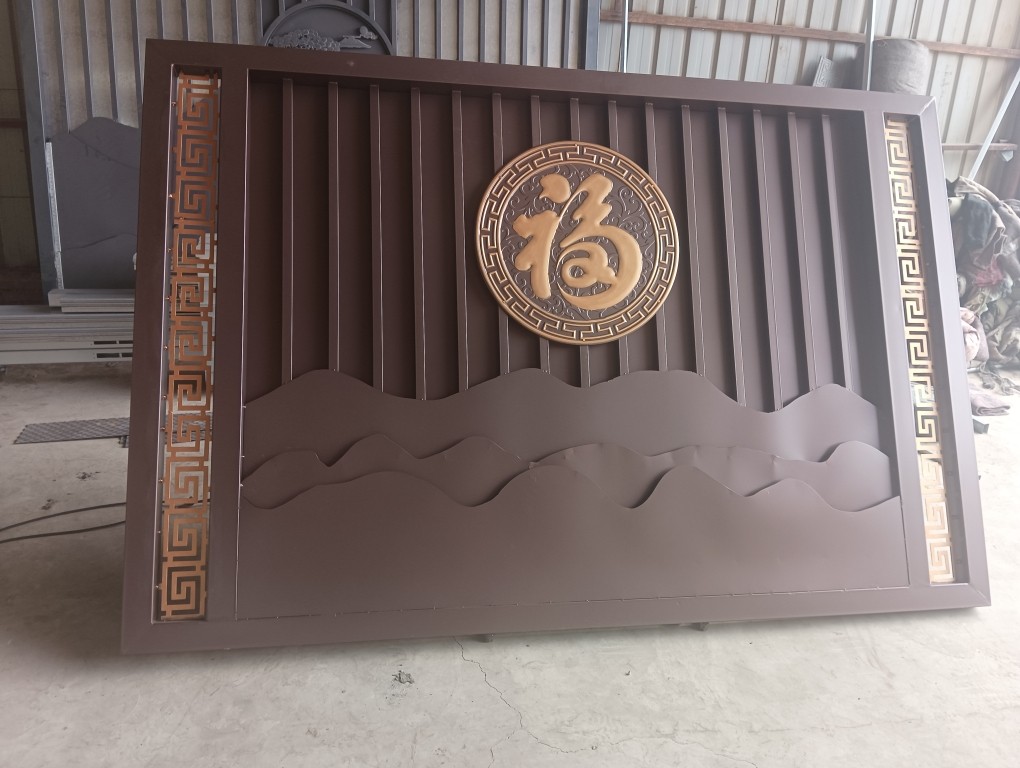 可移动影壁墙照壁墙背景墙室外过道玄关乡村庭院中式现代简约定制