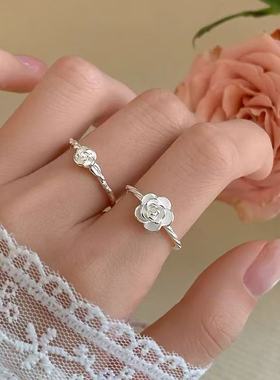 小众女款素圈戒指气质