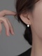 925纯银爱心耳圈女2023年新款 耳扣轻奢小众耳环耳饰夏季