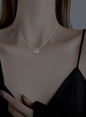 星球项链小众设计感锁骨链新款