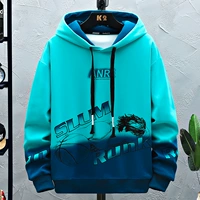 We112 Blue (одиночный свитер) пружина и осенняя складка