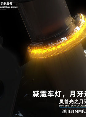 前减震转弯辅助警示灯转向灯灵兽