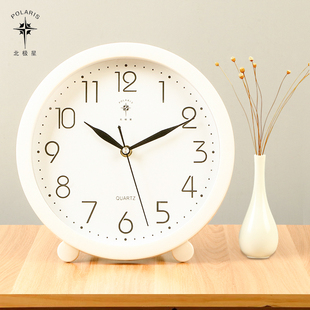 钟摆件客厅现代简约时钟坐钟创意摆台式桌面静音台钟卧室床头钟表