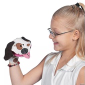 幼儿园儿童手工DIY彩绘手偶 鸭嘴帆布手偶2个 手工创意粘贴指偶