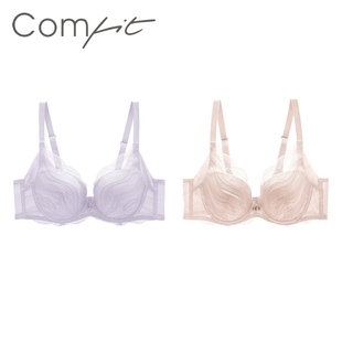 安莉芳集团Comfit正品内衣女大胸显小大胸大码软支撑文胸CBW0177