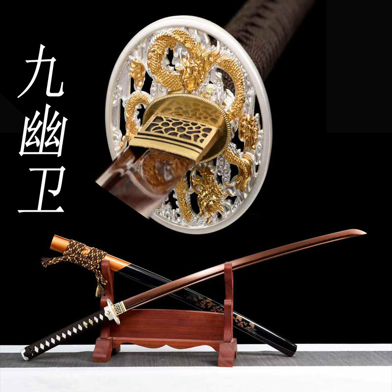 龙泉市一体刀剑宝剑唐剑百炼钢唐横冷兵器传统收藏装饰未开刃