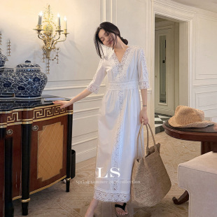 LS新品 通勤修身 牌 早春上新极简时尚 连衣裙 黑标极简大牌