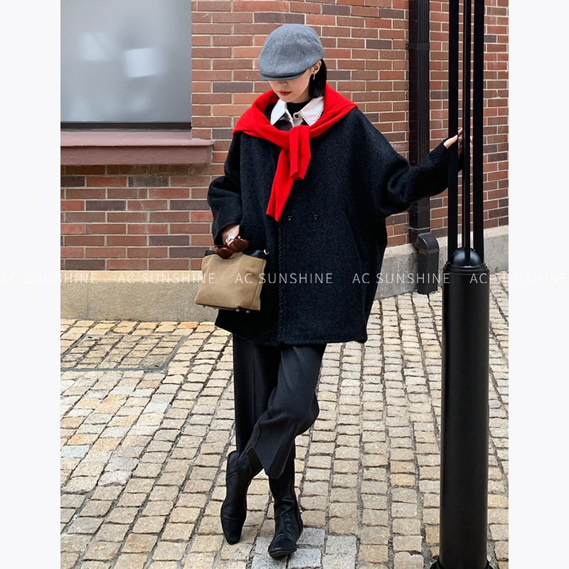 【5天内发货】AC Sunshine秋冬百搭天丝羊毛垂顺质感靴裤通勤八分