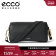 ECCO爱步女包单肩包 真皮斜挎包轻便手提包 小号方包9108000