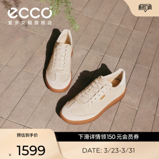 复古运动德训鞋 ECCO爱步休闲鞋 薄底赛车鞋 2026新款 柔酷235803 女