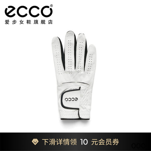 ECCO爱步手套 高尔夫运动魔术贴防滑耐磨舒适透气手套男9108252