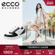 街头720 ECCO爱步女鞋 209713 小白鞋 休闲鞋 板鞋 厚底增高熊猫鞋