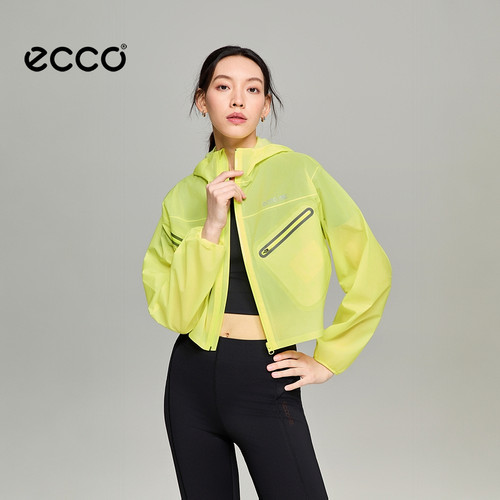 ECCO×NRL联名 26新款时尚舒适轻薄短款休闲外套女EN263J033F