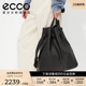 ECCO爱步单肩包 大号肩背包9107801 真皮复古包包大容量托特包
