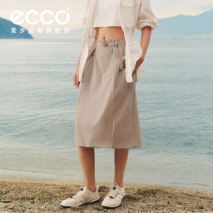 ECCO爱步 x NRL联名 春夏新款防泼水直筒简约a字半裙女EN261K004