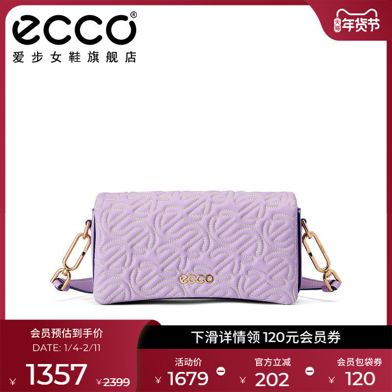 ECCO爱步女包单肩包 时尚真皮斜挎包腋下手提包 小号方包9108001,箱包皮具/热销女包/男包,小方包,淘宝优惠券,粉丝福利购,淘宝优惠卷