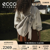 ECCO爱步单肩包女 中号肩背包9107802 真皮手提包托特包包包