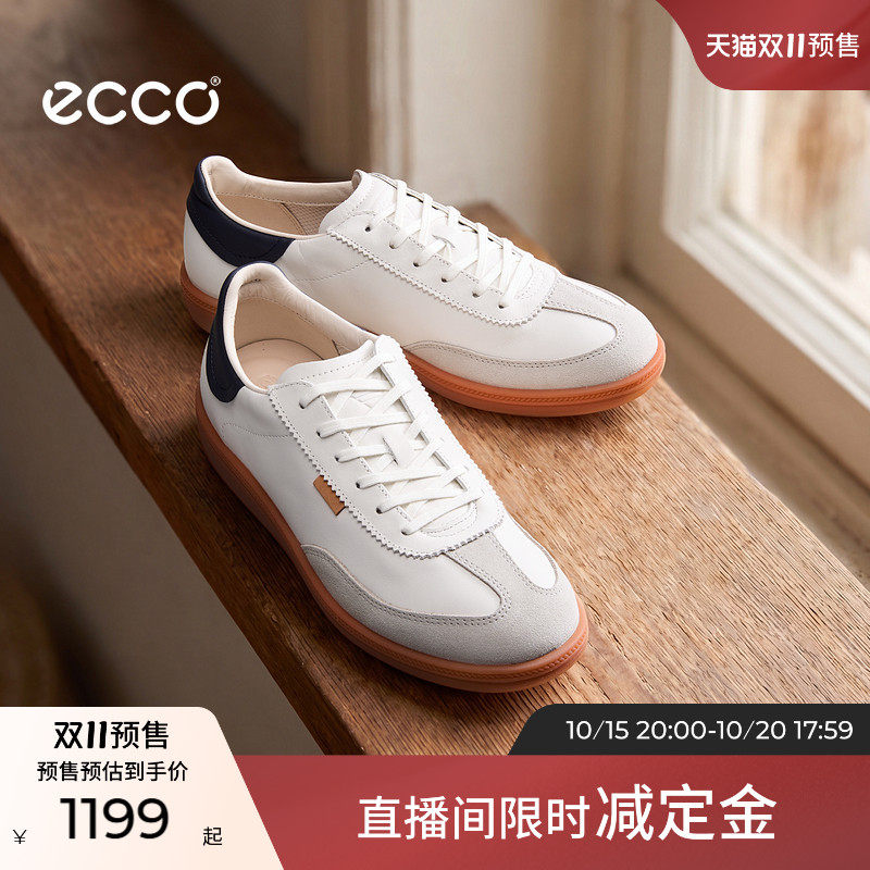 【预售】ECCO爱步女款板鞋 新款小白鞋德训鞋休闲鞋 柔酷235813