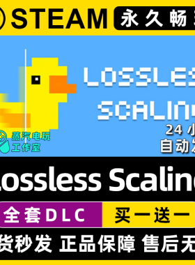 【小黄鸭 Lossless Scaling】无损缩放补帧 Steam正版CDKEY激活码