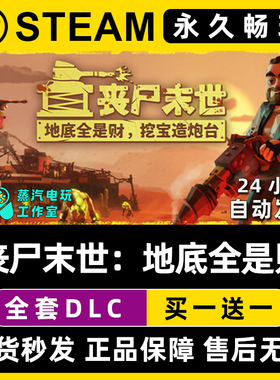 丧尸末世：地底全是财 挖宝造炮台 Steam游戏CDK全DLC序列号密钥