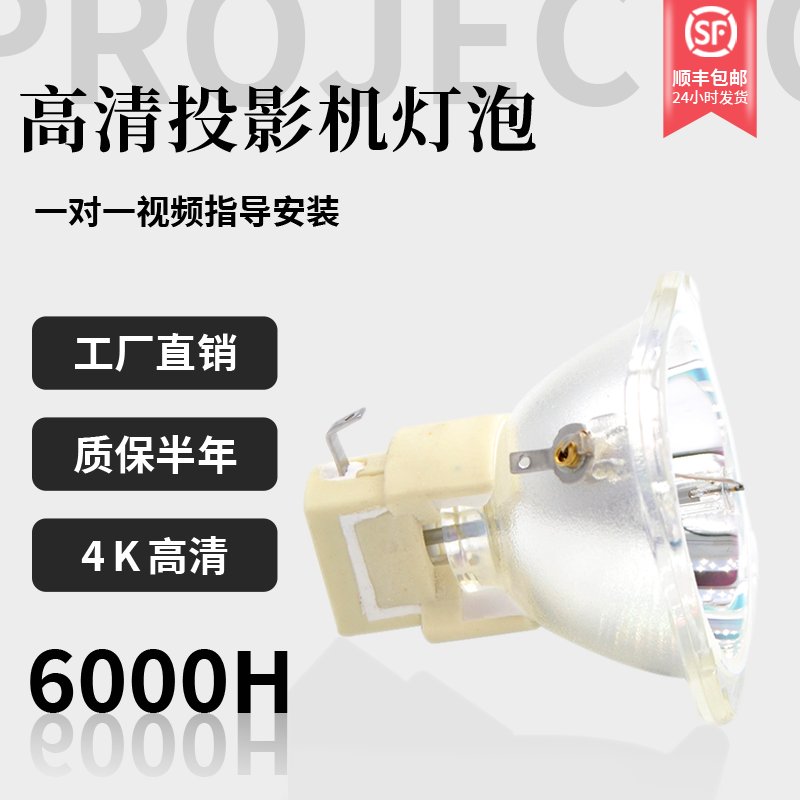 适用于丽讯全新投影机灯泡D5600W D6500 D6510 D5500 DW5600投影仪灯泡