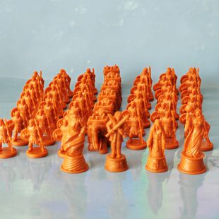 孩之宝散货桌游棋子模型古代套装打仗沙盘模型幽灵圣女武士大象