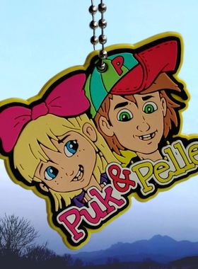 PUK & PELLE KEY RING - Landal Logistics橡胶包包锁匙手机挂件