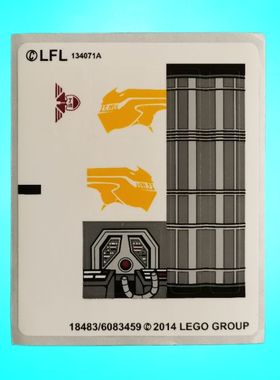 LE正品GO绝版星球大战75048幻影战机66512配件18481装饰贴纸18483