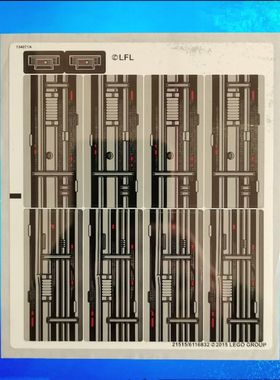 乐购贴纸星球大战 第六集死星终极对决贴纸板套装75093配件21514