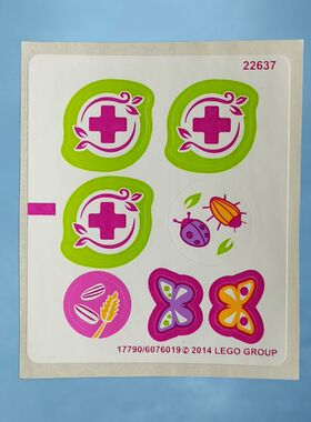 乐购积木41059女孩系列丛林动物庇护避难所 2014款17790装饰贴纸