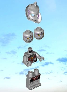 正品乐购积木loc158气功传奇悍犀部落小犀女70226配件身体腿21386