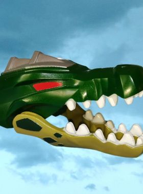 乐购气功传奇70203鳄霸王深绿色鳄鱼头11356橄榄绿下颌14468 配件