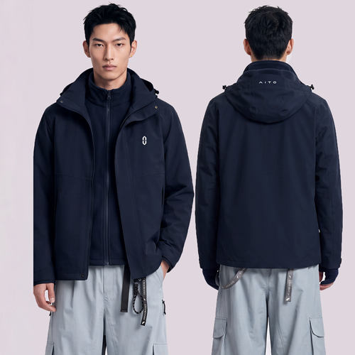 问界AITO汽车工作服加绒冲锋衣