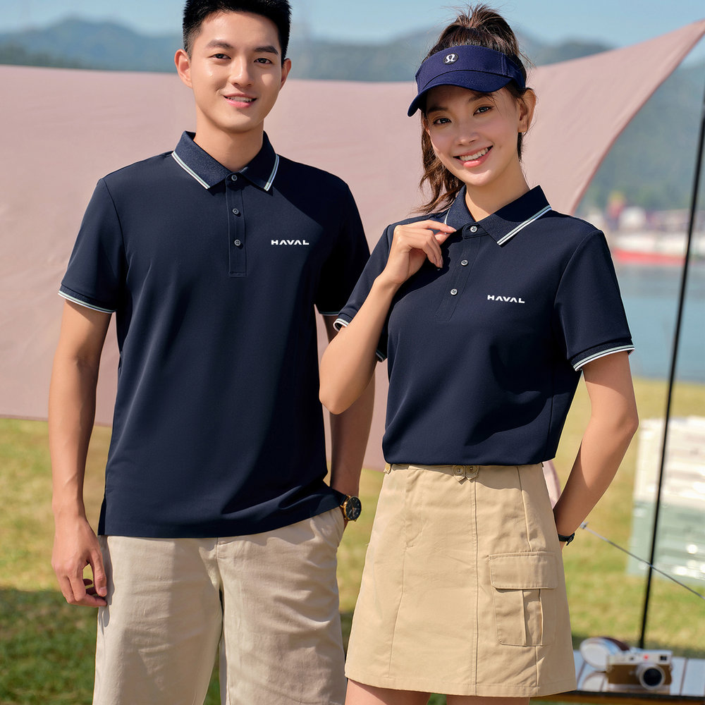 长城哈弗车标短袖体恤衫polo衫高棉车友会服4s店男女装工作服定制