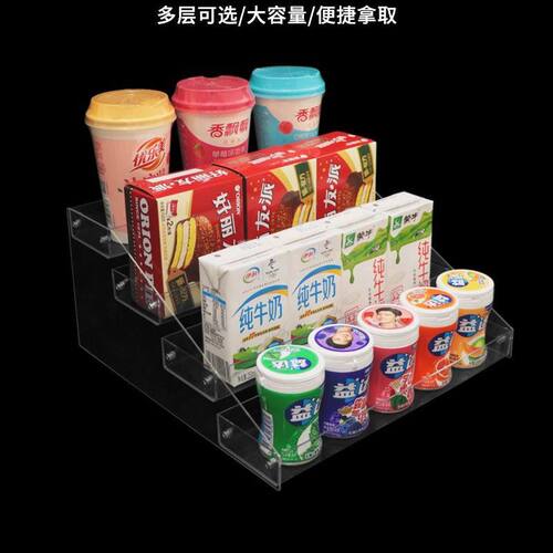 直播间阶梯展架零食品展示架